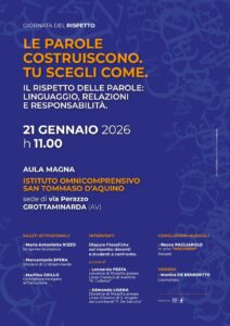 Giornata del Rispetto - Le Parole Costruiscono