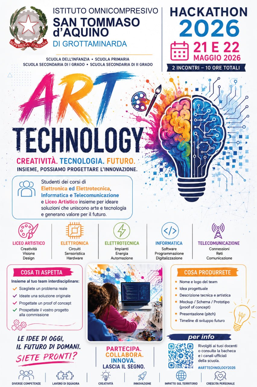 Hackathon 2026 “Art Technology” a Grottaminarda (AV)