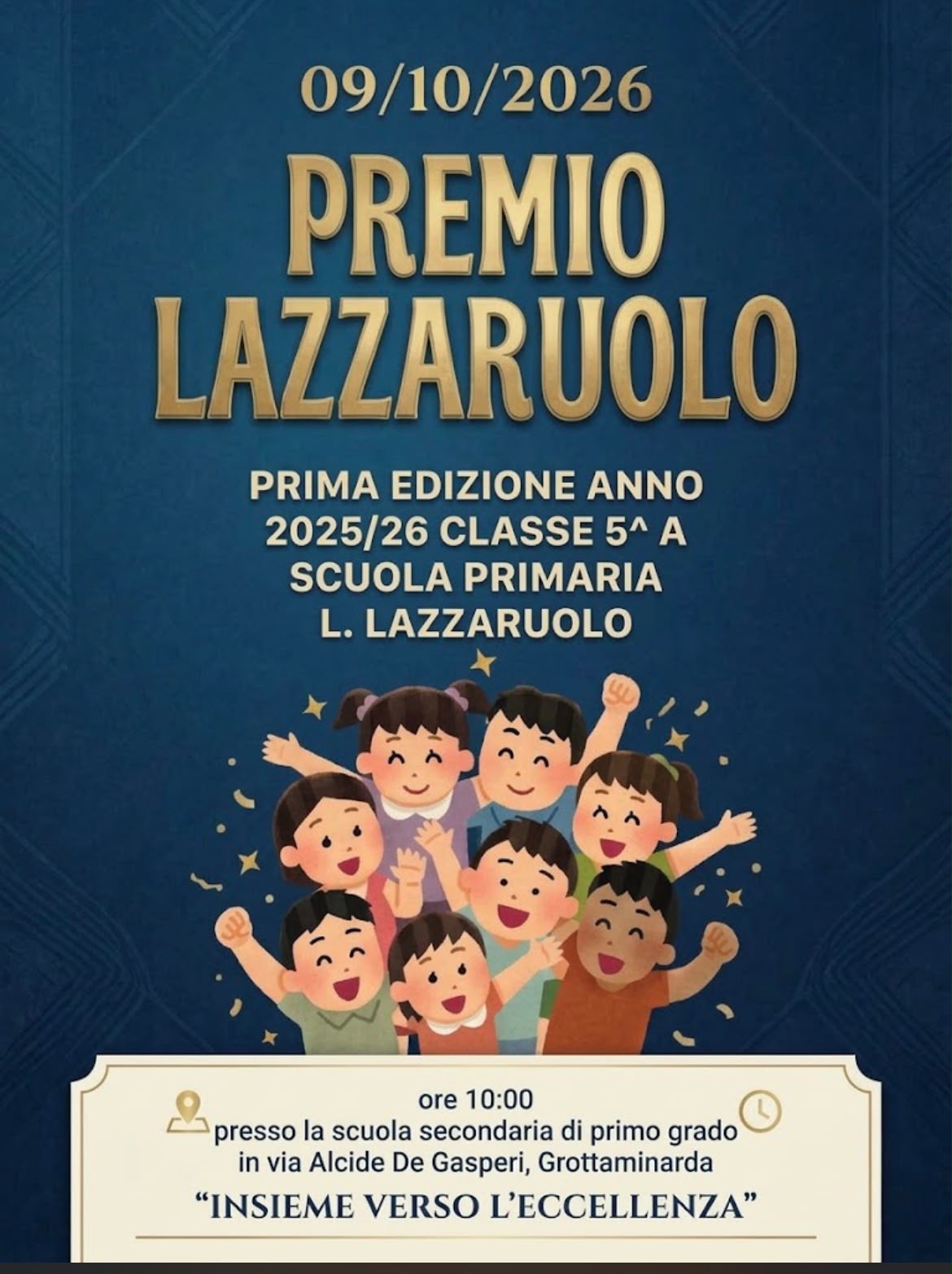 Premio L. Lazzaruolo - Prima Edizione - 09/10/2026